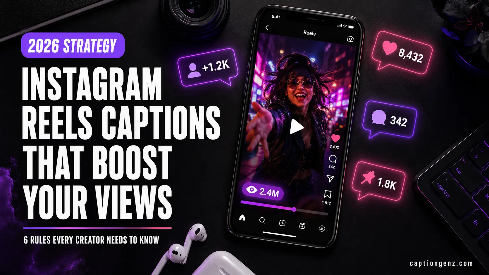 Instagram Reels captions that boost views and reach
